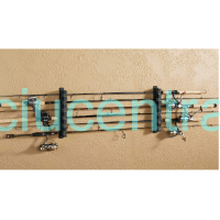 Plastikinis meškerių laikiklis Plastikinis meškerių laikiklis